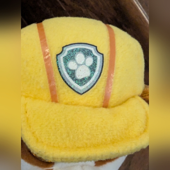 Paw Patrol Rubble Plush Dog From Ty and Rubble Dog Ornament - Picture 8 of 8